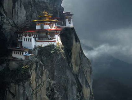 Monasterio tibetano - energía yin