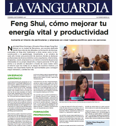 Entrevista feng shui la vanguardia sep 17