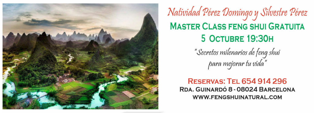 Master Class Feng Shui 5 octubre 2017